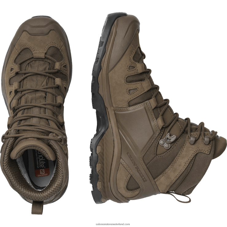 damesschoenen - quest 4d forces 2 en Salomon 22DD8820 aarde bruin