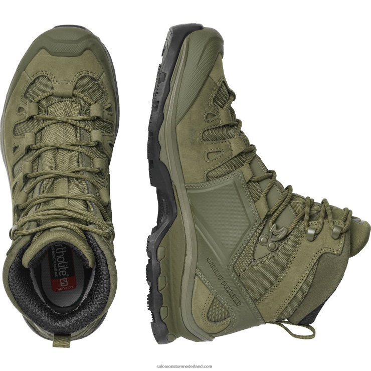 damesschoenen - quest 4d forces 2 en Salomon 22DD8822 boswachter groen