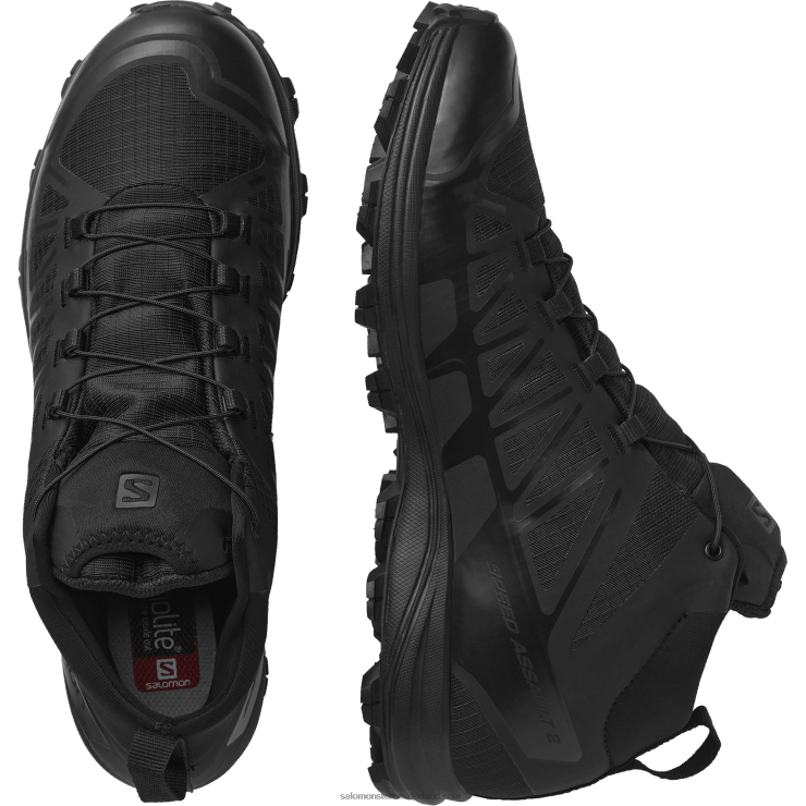 damesschoenen - speed assault 2 Salomon 22DD8801 zwart