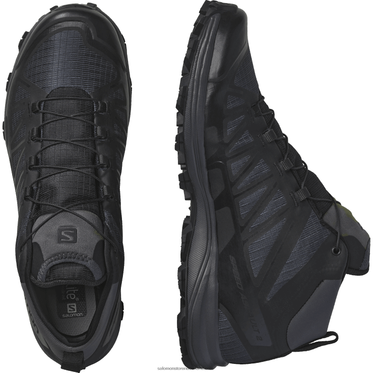 damesschoenen - speed assault 2 Salomon 22DD8802 wolf/zwart