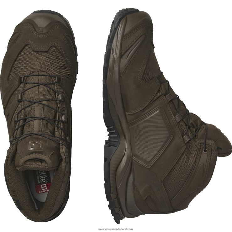 force damesschoenen - xa force mid gore-tex nl Salomon 22DD8818 aarde bruin