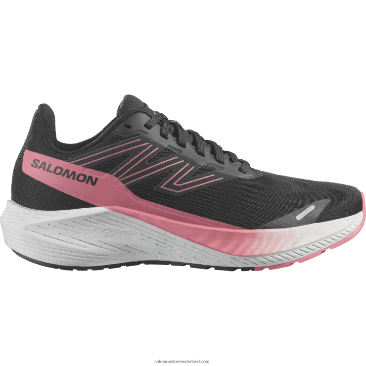hardloopschoenen voor dames - aero blaze Salomon 22DD8741 zwart/wit/theeroos