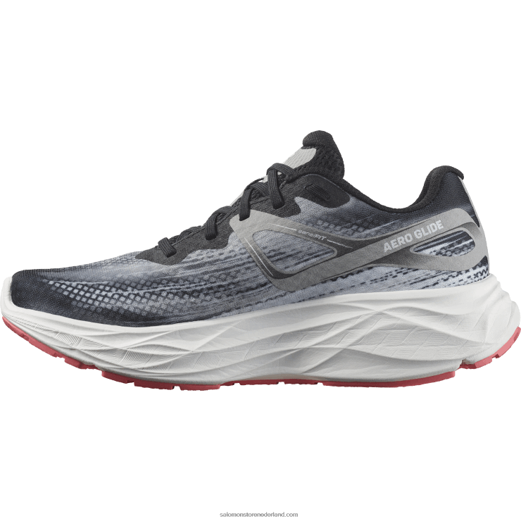hardloopschoenen voor dames - aero glide Salomon 22DD81148 zwart/legering/theeroos