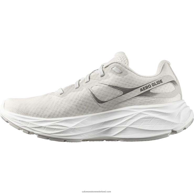 hardloopschoenen voor dames - aero glide Salomon 22DD81149 vanille-ijs/wit/maansteen