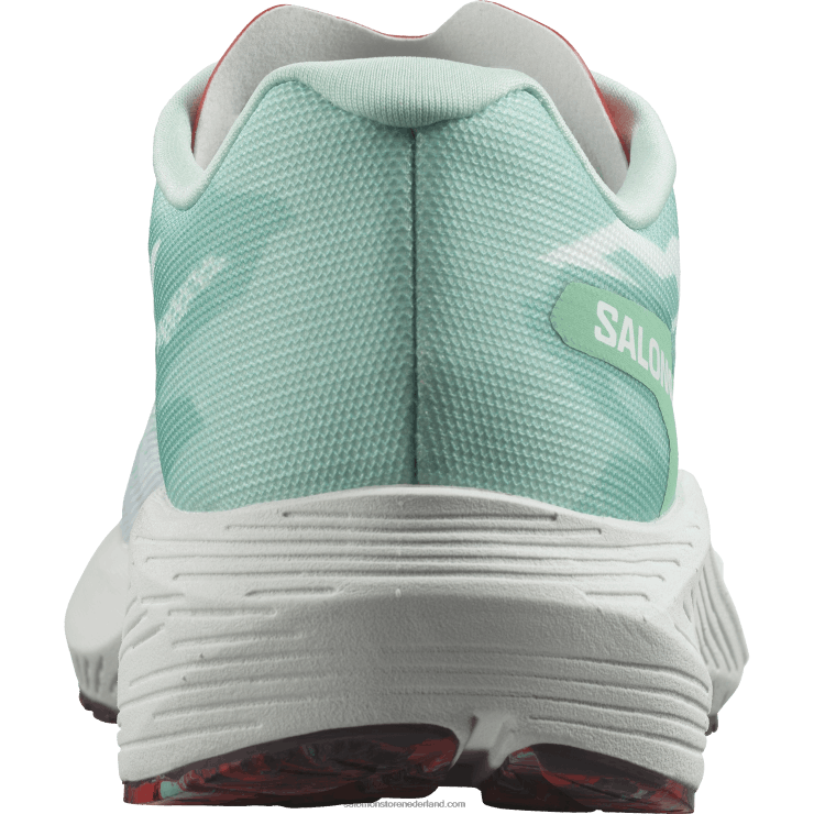 hardloopschoenen voor dames - aero volt Salomon 22DD8752 yucca/wit/poppy rood