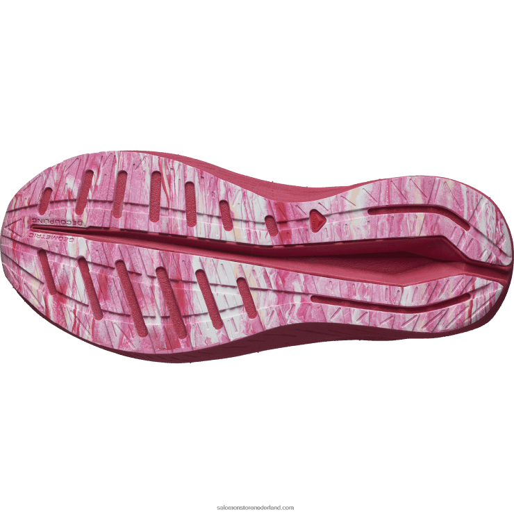 hardloopschoenen voor dames - aero volt Salomon 22DD8753 tedere perzik/virtueel roze/wit