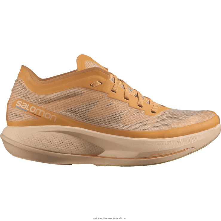 hardloopschoenen voor dames - fantasma Salomon 22DD8742 vlammend oranje/amandelcrème/preigroen