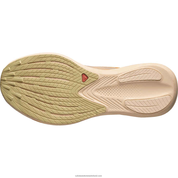 hardloopschoenen voor dames - fantasma Salomon 22DD8742 vlammend oranje/amandelcrème/preigroen