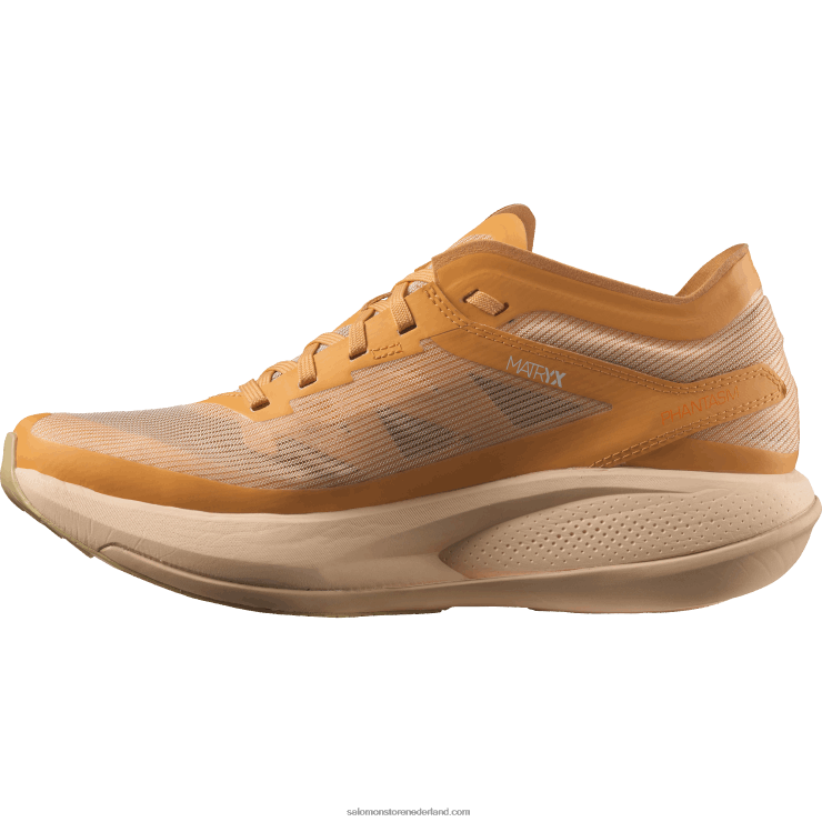 hardloopschoenen voor dames - fantasma Salomon 22DD8742 vlammend oranje/amandelcrème/preigroen