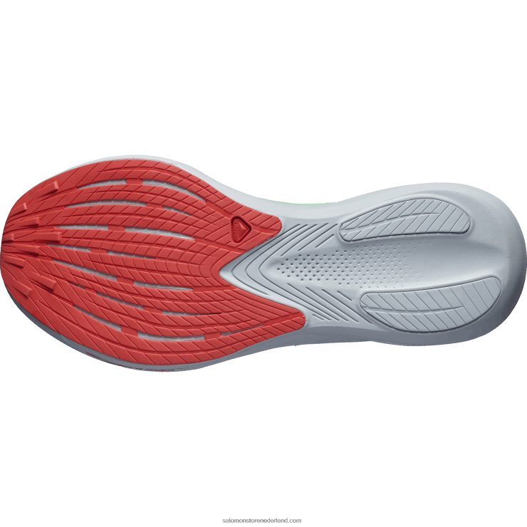 hardloopschoenen voor dames - fantasma Salomon 22DD8744 patina groen/parelblauw/poppy rood