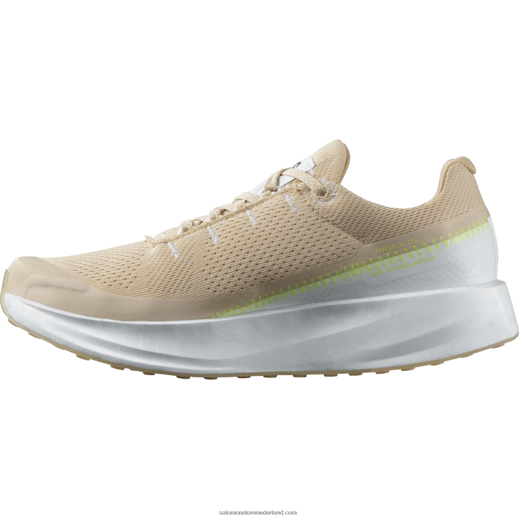 hardloopschoenen voor dames - index 02 Salomon 22DD8745 wit/hazelnoot/veiligheidsgeel