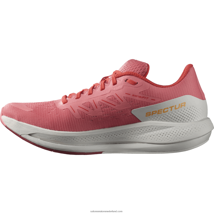 hardloopschoenen voor dames - spectur Salomon 22DD8746 theeroos/maansteen/poppy rood