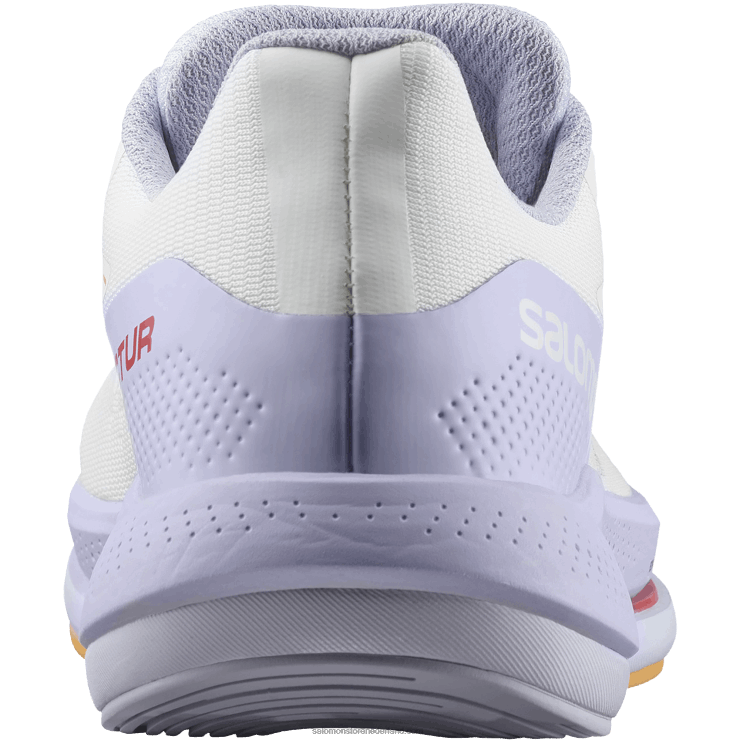 hardloopschoenen voor dames - spectur Salomon 22DD8747 wit/paars heide/vlammend oranje