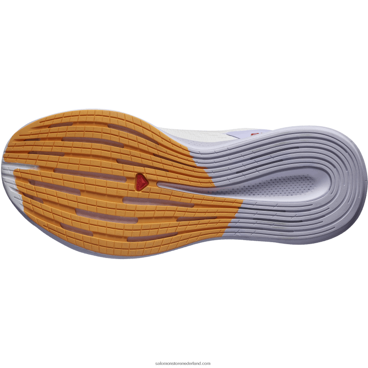 hardloopschoenen voor dames - spectur Salomon 22DD8747 wit/paars heide/vlammend oranje