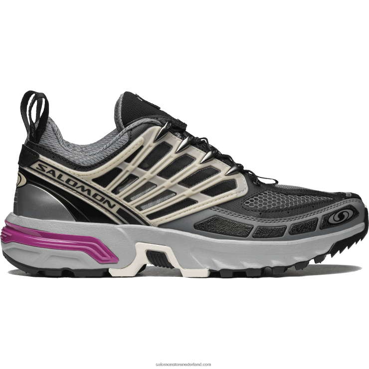 sportschoenen voor dames - acs pro advanced Salomon 22DD8779 zwart/legering/veergrijs