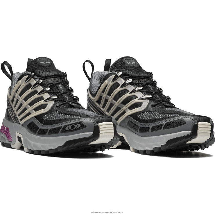sportschoenen voor dames - acs pro advanced Salomon 22DD8779 zwart/legering/veergrijs