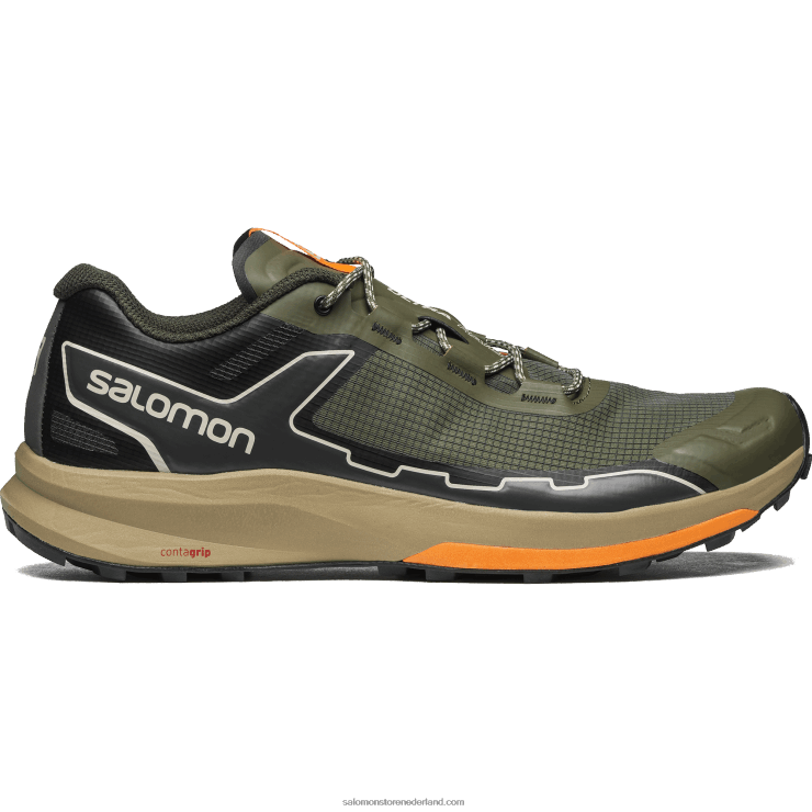 sportschoenen voor dames - ultra raid Salomon 22DD8778 olijfnacht/turf/ponderosapijnboom