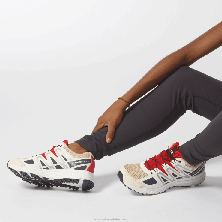 sportschoenen voor dames - x-mission 4 Salomon 22DD8780 vanille-ijs/ebbenhout/gojibes