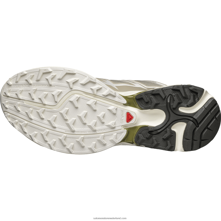 sportschoenen voor dames - xt-pathway Salomon 22DD8765 vintage kaki/vanille-ijs/eendagsvlieg