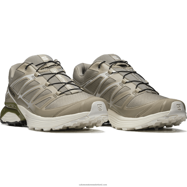 sportschoenen voor dames - xt-pathway Salomon 22DD8765 vintage kaki/vanille-ijs/eendagsvlieg