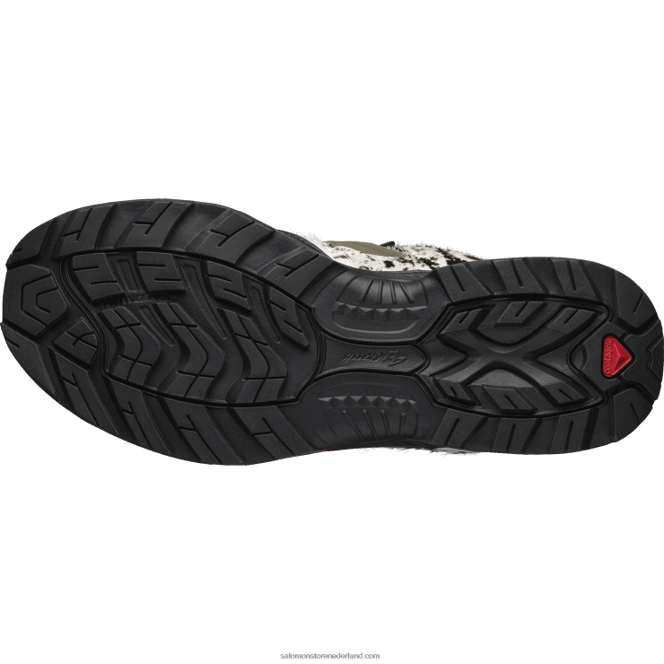 sportschoenen voor dames - xt-quest 2 texas de gebroken arm Salomon 22DD8781 zwart/olijfnacht/levendig oranje