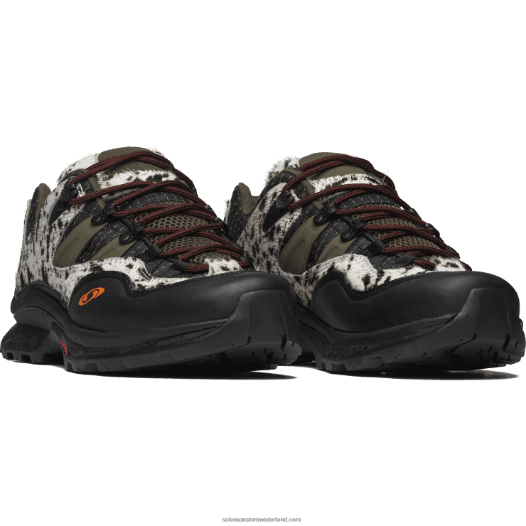 sportschoenen voor dames - xt-quest 2 texas de gebroken arm Salomon 22DD8781 zwart/olijfnacht/levendig oranje