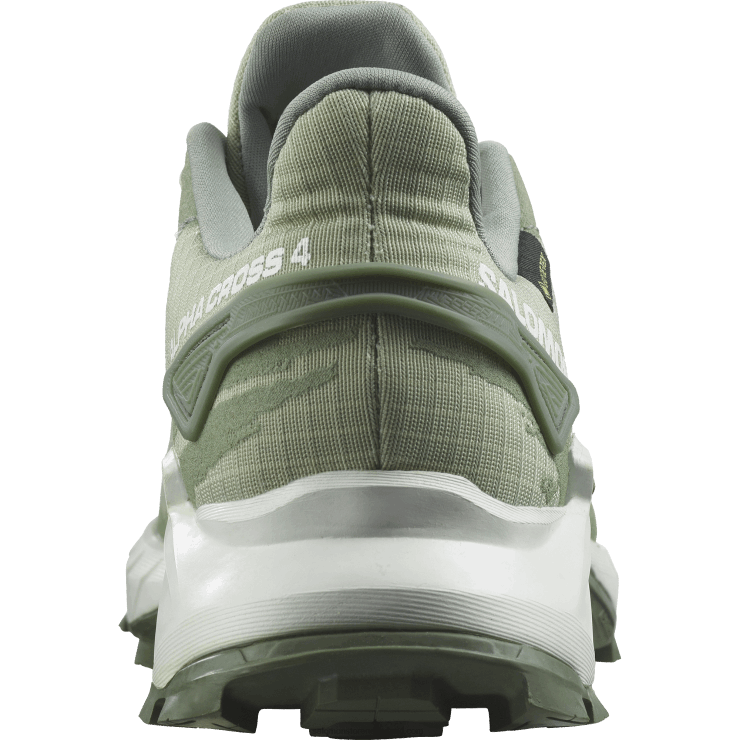 hardloopschoenen voor dames - alphacross 4 gore-tex Salomon 22DD81531 woestijnsalie/wit/laurierkrans