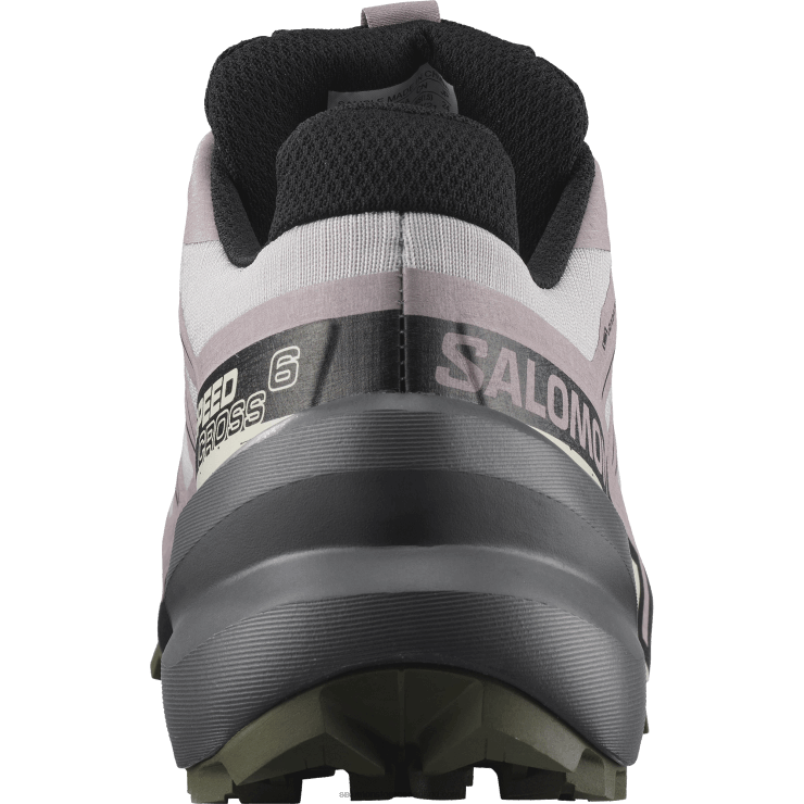 trailrunning damesschoenen - speedcross 6 gore-tex Salomon 22DD81515 rozenas/zwart/olijfnacht