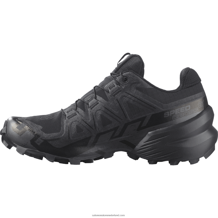trailrunning damesschoenen - speedcross 6 gore-tex Salomon 22DD81516 zwart/fantoom