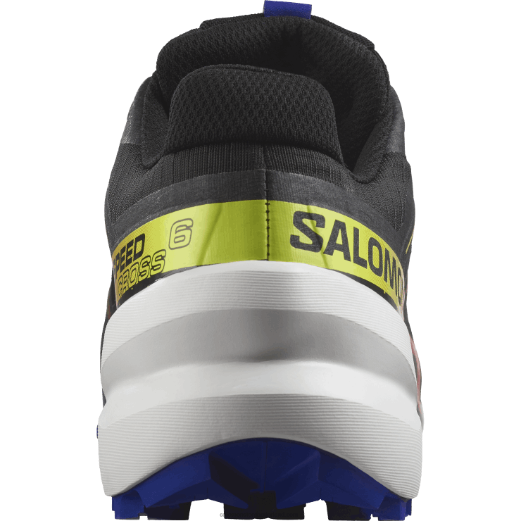 trailrunning damesschoenen - speedcross 6 gore-tex blue fire Salomon 22DD81509 zwart/surf op het web/veiligheidsgeel