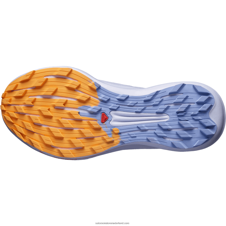 trailrunningschoenen voor dames - pulsar trail pro Salomon 22DD81534 paars heide/amparo blauw/vlammend oranje