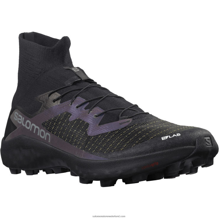 trailrunningschoenen voor dames - s/lab cross 2 Salomon 22DD81526 zwart
