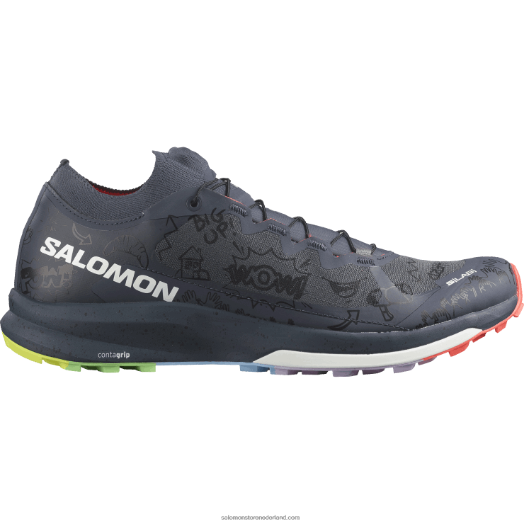 trailrunningschoenen voor dames - s/lab ultra 3 limited edition Salomon 22DD81524 Oost-Indische inkt/vurig koraal/zwart