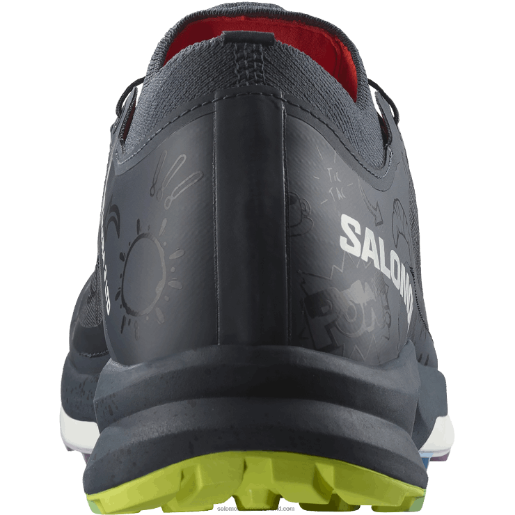 trailrunningschoenen voor dames - s/lab ultra 3 limited edition Salomon 22DD81524 Oost-Indische inkt/vurig koraal/zwart