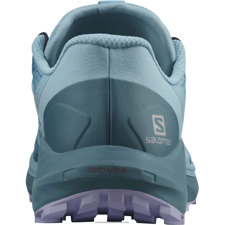 trailrunningschoenen voor dames - sense ride 4 Salomon 22DD81537 delphinium blauw/wilde eend blauw/lavendel