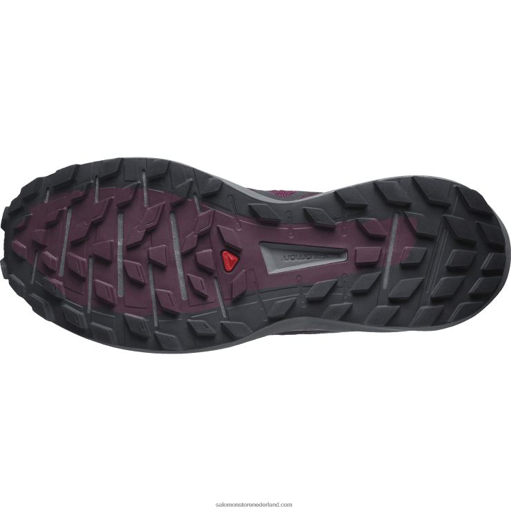 trailrunningschoenen voor dames - sense ride 4 Salomon 22DD81538 wijnproeverij/stille schaduw/ebbenhout