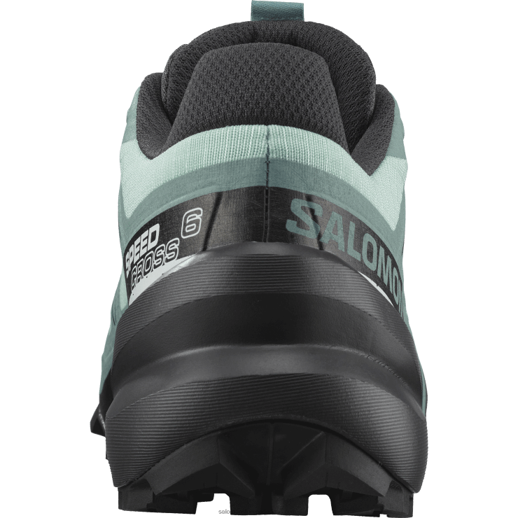 trailrunningschoenen voor dames - speedcross 6 Salomon 22DD81505 yucca/ebbenhout/wit