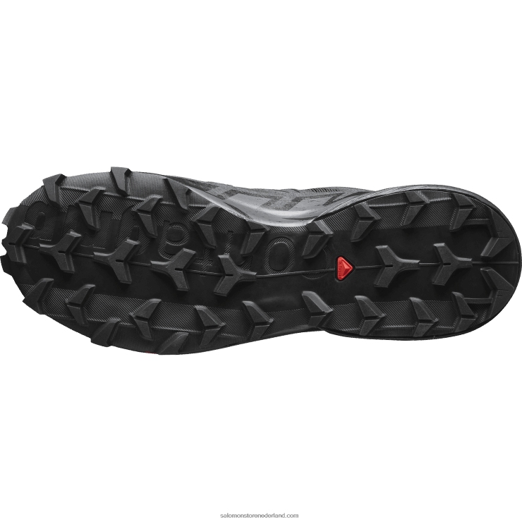 trailrunningschoenen voor dames - speedcross 6 Salomon 22DD81507 zwart/fantoom