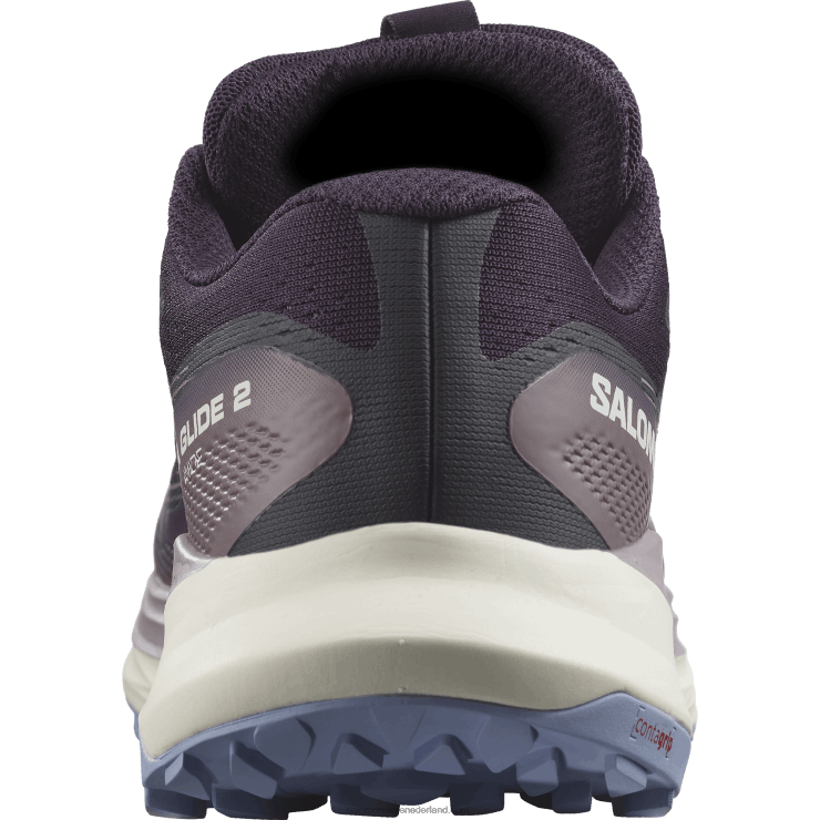 trailrunningschoenen voor dames - ultra glide 2 breed Salomon 22DD81525 nachtschade/vanille-ijs/sereniteit