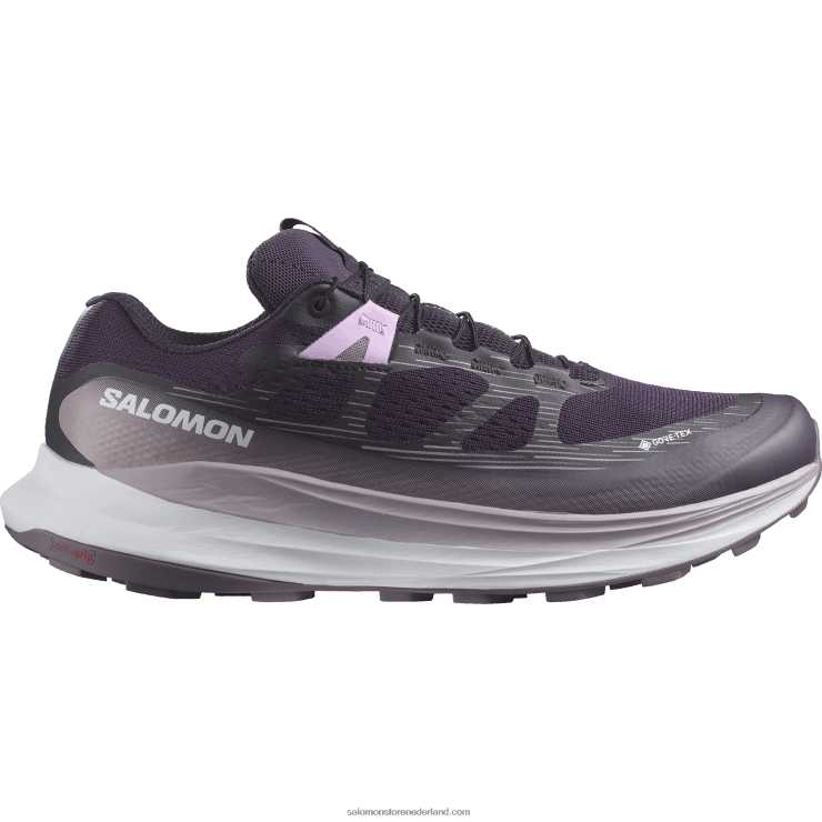trailrunningschoenen voor dames - ultra glide 2 gore-tex Salomon 22DD81520 nachtschade/wit/maanlandschap
