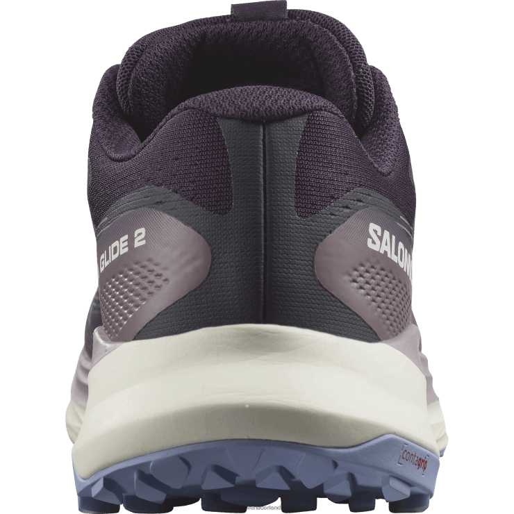 trailrunningschoenen voor dames - ultraglide 2 Salomon 22DD81490 nachtschade/vanille-ijs/sereniteit