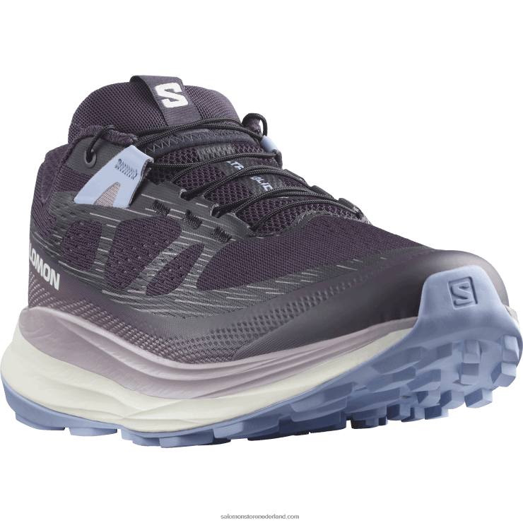 trailrunningschoenen voor dames - ultraglide 2 Salomon 22DD81490 nachtschade/vanille-ijs/sereniteit