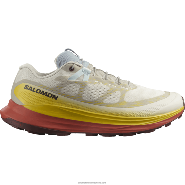trailrunningschoenen voor dames - ultraglide 2 Salomon 22DD81491 regenachtige dag/freesia/hete saus
