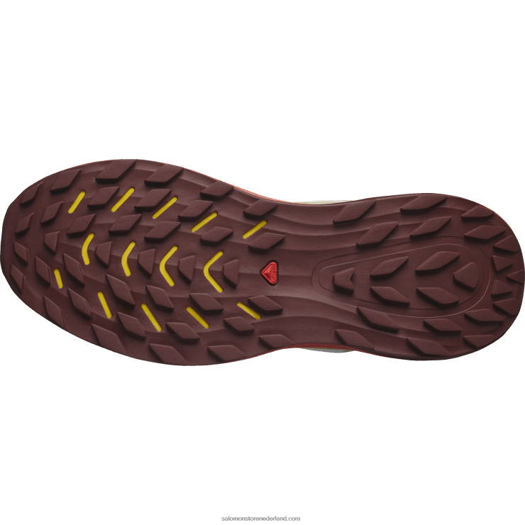 trailrunningschoenen voor dames - ultraglide 2 Salomon 22DD81491 regenachtige dag/freesia/hete saus