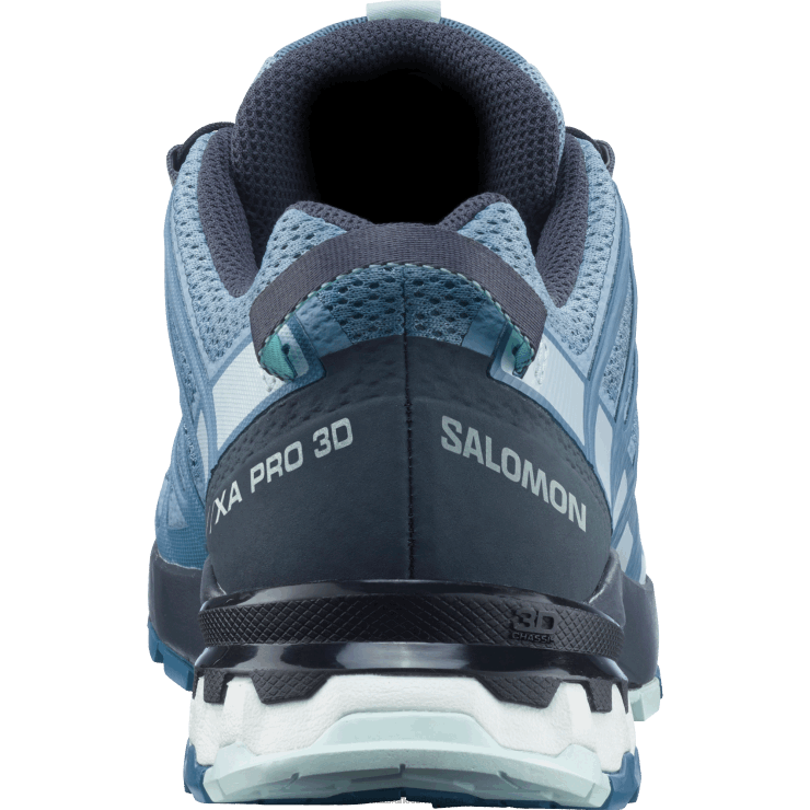 trailrunningschoenen voor dames - xa pro 3d v8 Salomon 22DD81535 ashley blauw/ebbenhout/opaalblauw