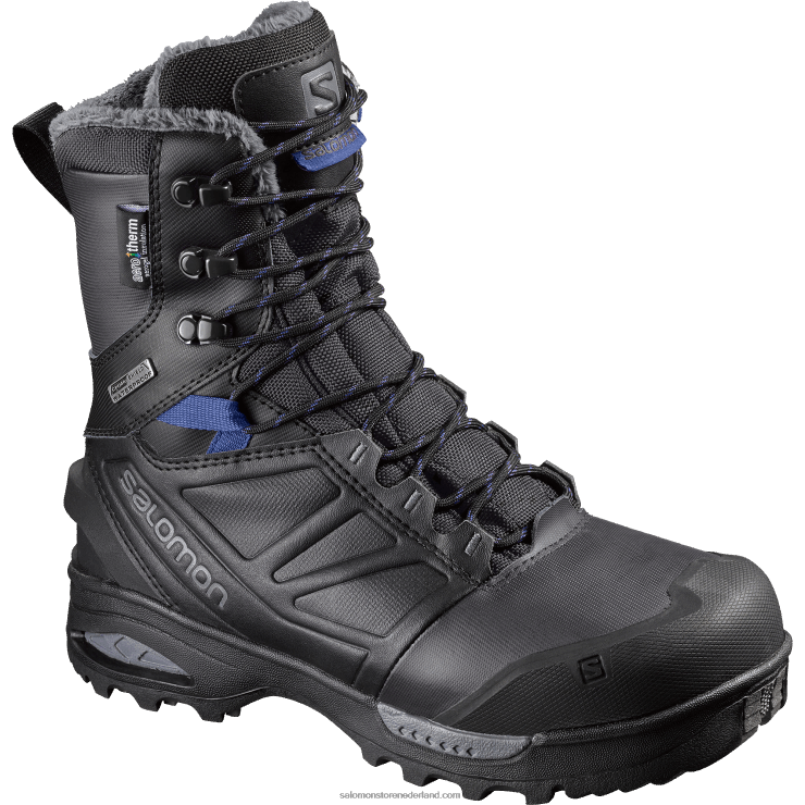 winterlaarzen voor dames - toundra pro clima waterdicht Salomon 22DD8783 fantoom/zwart/amparoblauw