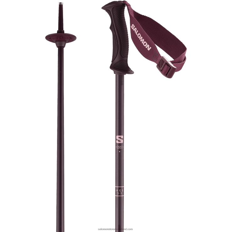 alpine stokken voor dames - angel s3 Salomon 22DD81291 vijg