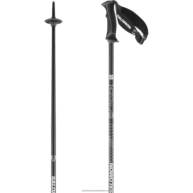 alpine stokken voor dames - angel s3 Salomon 22DD81292 zwart