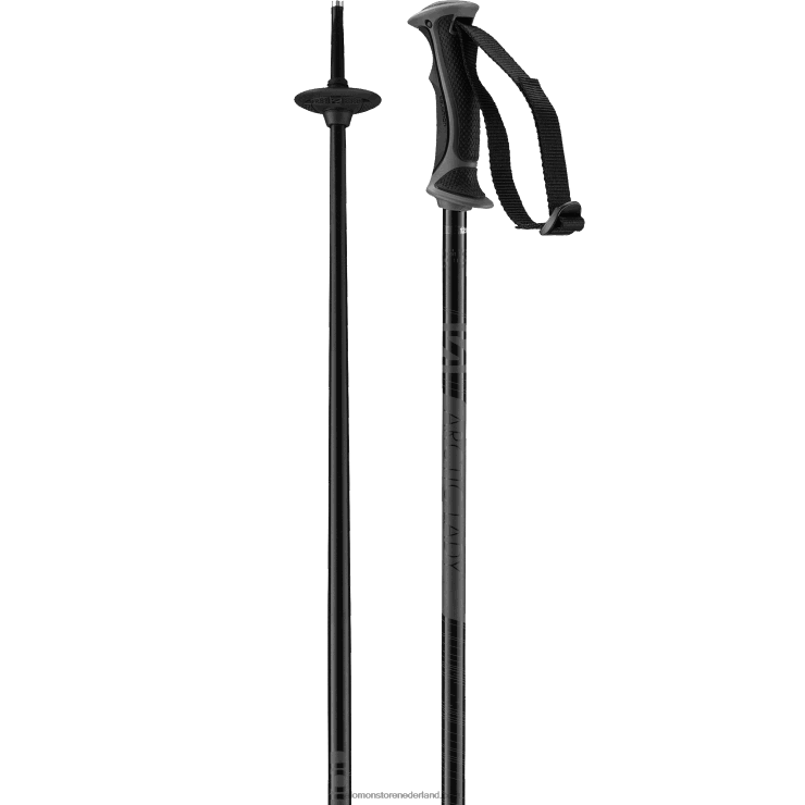 dames alpine stokken - arctische dame Salomon 22DD81293 zwart grijs