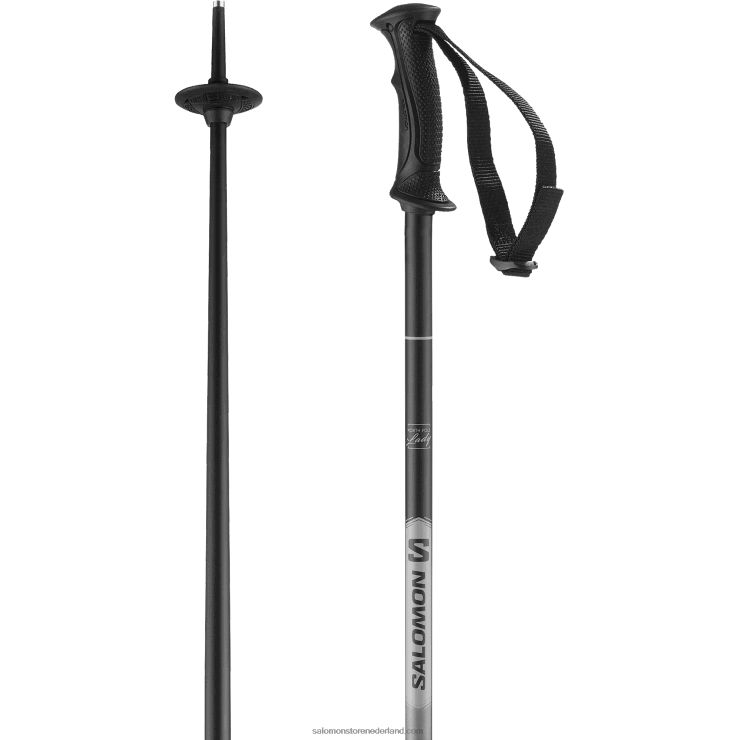 dames alpine stokken - noordpool dame Salomon 22DD81297 zwart